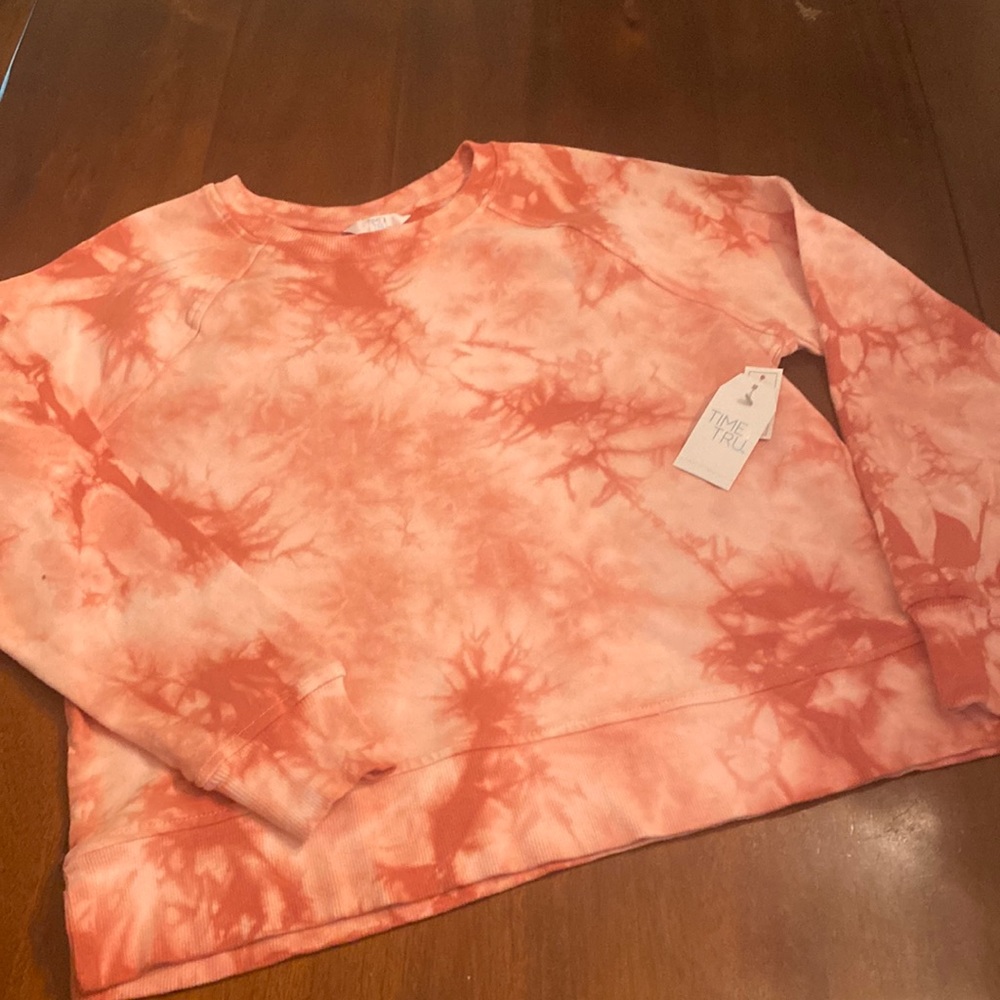NWT Time and Tru Tie Dye sweat shirt, sz S